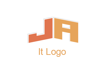 letter JA together
