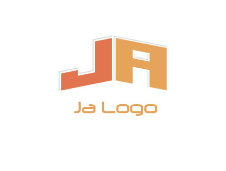 letter JA together