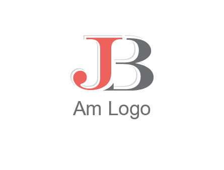 letter J overlapping letter B