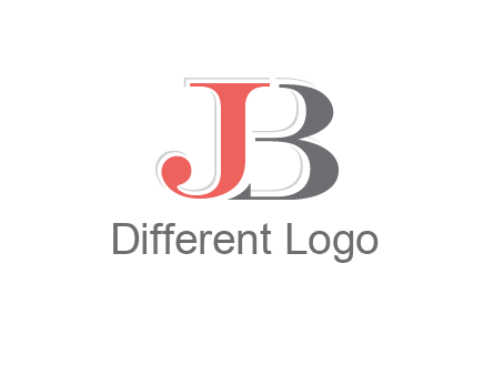 letter J overlapping letter B