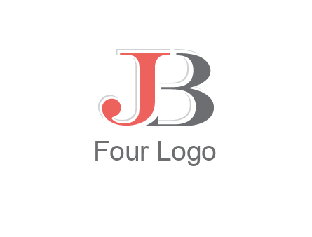 letter J overlapping letter B