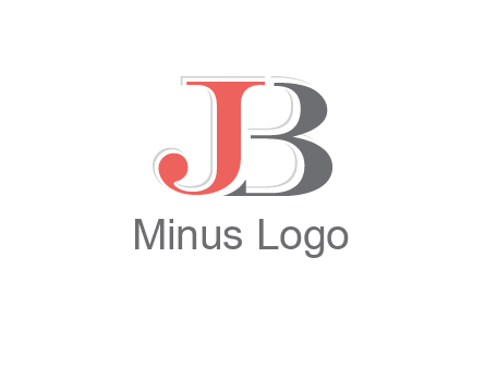 letter J overlapping letter B