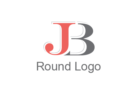 letter J overlapping letter B