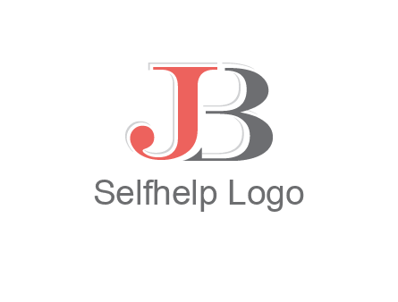 letter J overlapping letter B