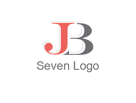 letter J overlapping letter B