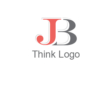 letter J overlapping letter B