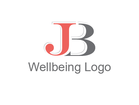 letter J overlapping letter B