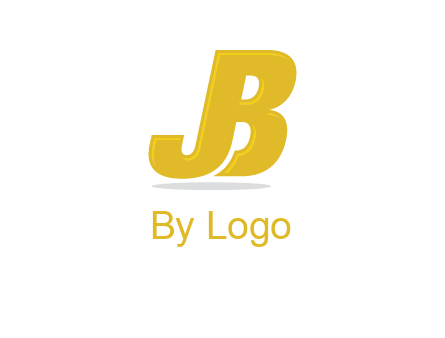 letter B forming letter J
