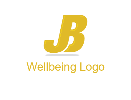letter B forming letter J