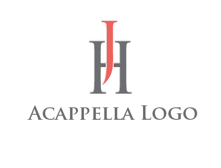 letter j over letter H logo
