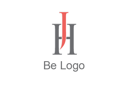 letter j over letter H logo