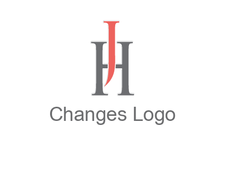 letter j over letter H logo