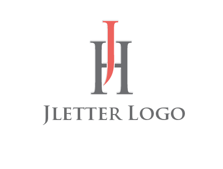 letter j over letter H logo