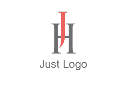 letter j over letter H logo