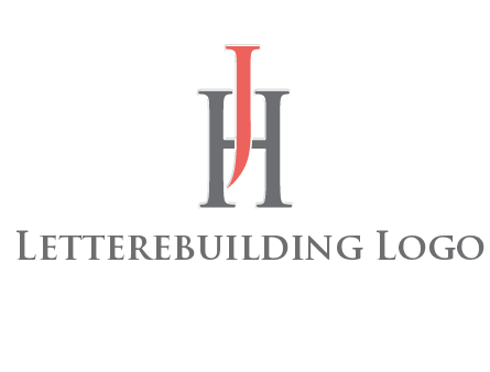 letter j over letter H logo