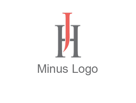 letter j over letter H logo