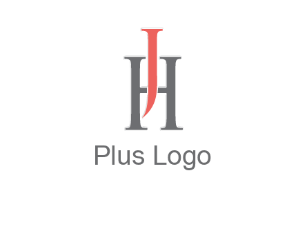 letter j over letter H logo