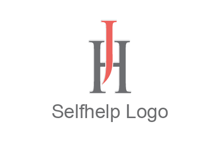 letter j over letter H logo