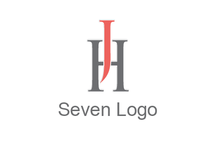 letter j over letter H logo