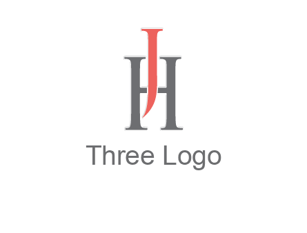 letter j over letter H logo