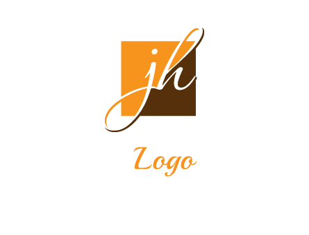 Letters JH are in a square logo