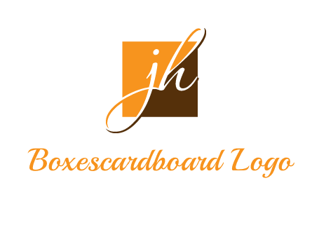 Letters JH are in a square logo