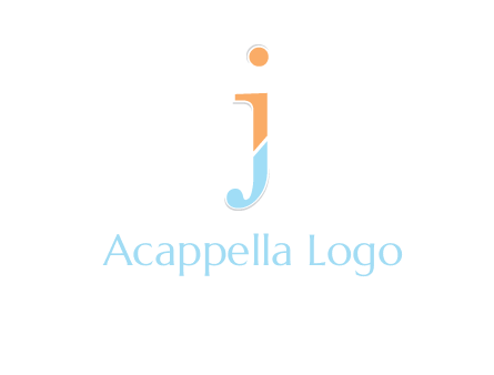 letter J forming letter I