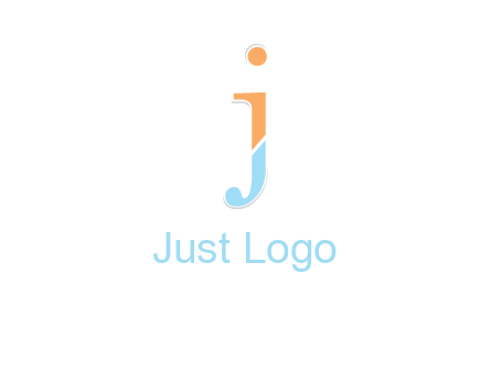letter J forming letter I