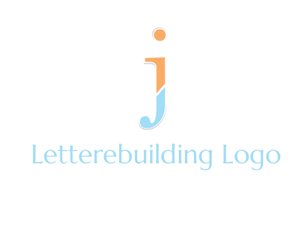 letter J forming letter I