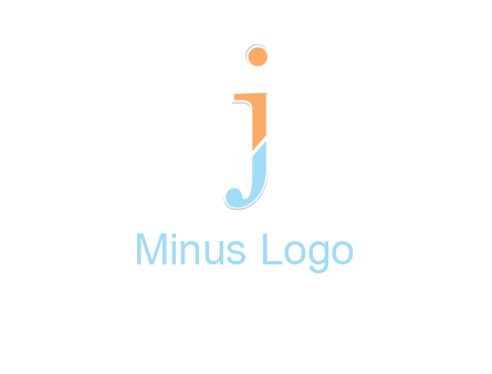 letter J forming letter I
