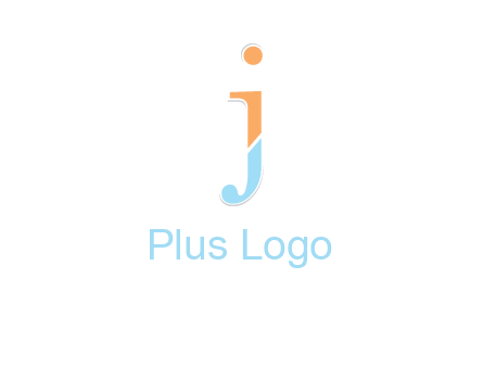 letter J forming letter I