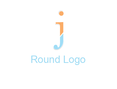 letter J forming letter I