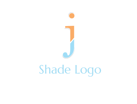 letter J forming letter I