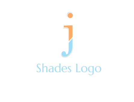 letter J forming letter I