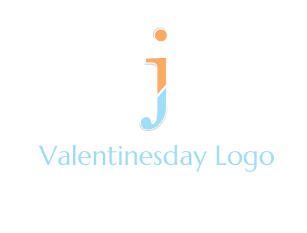 letter J forming letter I