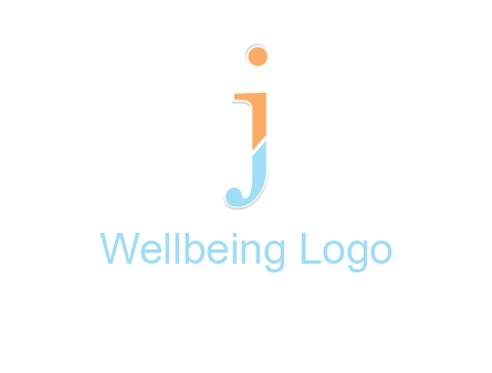 letter J forming letter I