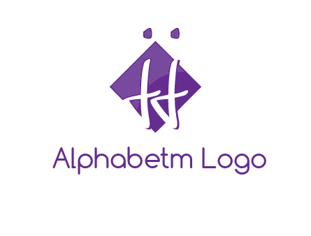 Letters JJ are in a rhombus shape logo