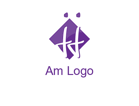 Letters JJ are in a rhombus shape logo