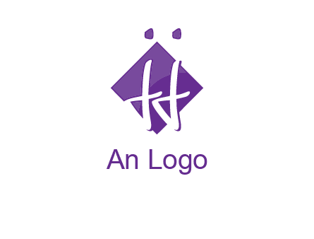 Letters JJ are in a rhombus shape logo