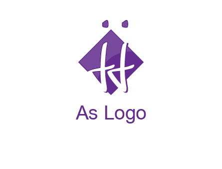 Letters JJ are in a rhombus shape logo