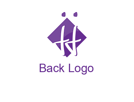Letters JJ are in a rhombus shape logo