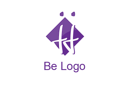 Letters JJ are in a rhombus shape logo
