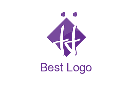 Letters JJ are in a rhombus shape logo