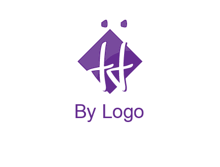 Letters JJ are in a rhombus shape logo