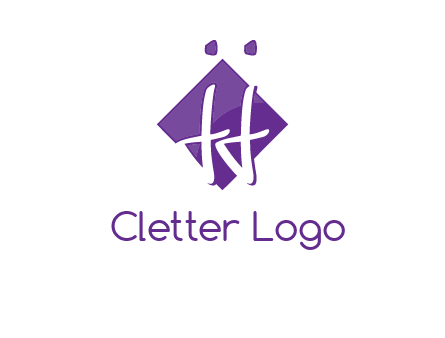 Letters JJ are in a rhombus shape logo