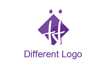 Letters JJ are in a rhombus shape logo