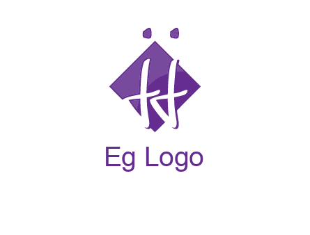 Letters JJ are in a rhombus shape logo