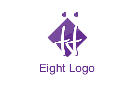 Letters JJ are in a rhombus shape logo