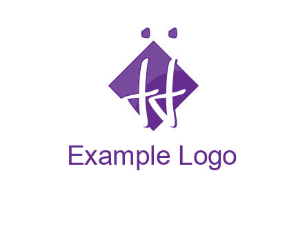 Letters JJ are in a rhombus shape logo