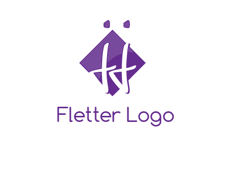 Letters JJ are in a rhombus shape logo